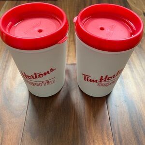 Vintage Tim Hortons coffee mugs